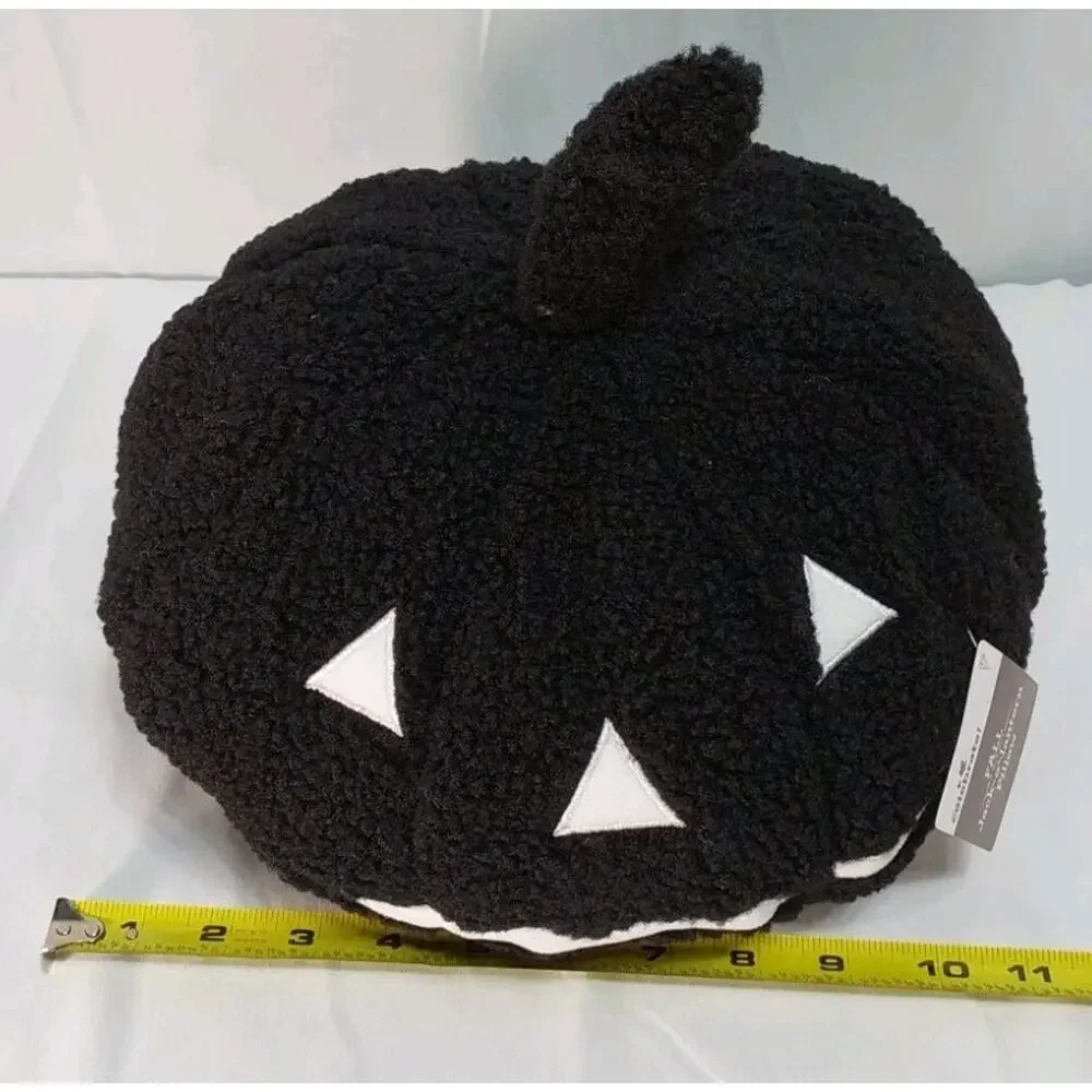 Way To Celebrate Set Of 3 Fall Jack-o-lantern, Bat, & Pumpkin Decorative Pillows